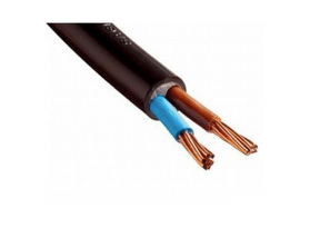 Câble électrique en cuivre 2x35 mm² noir - norme NF