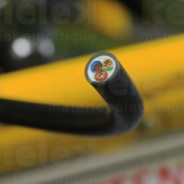 Cable electrique cuivre souple HO7RNF 3G16 mm2