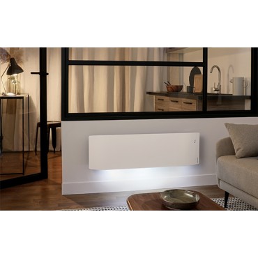 Radiateur électrique Connecté Divali 1500W - Plinthe Blanc - Atlantic ...